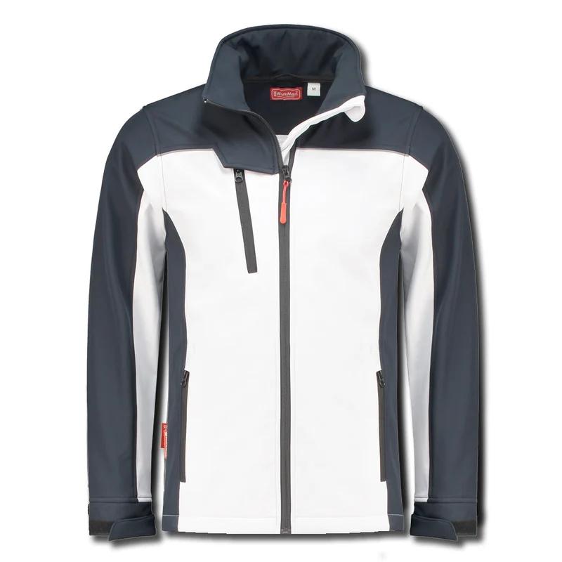 Softshell jack (wit-navy)