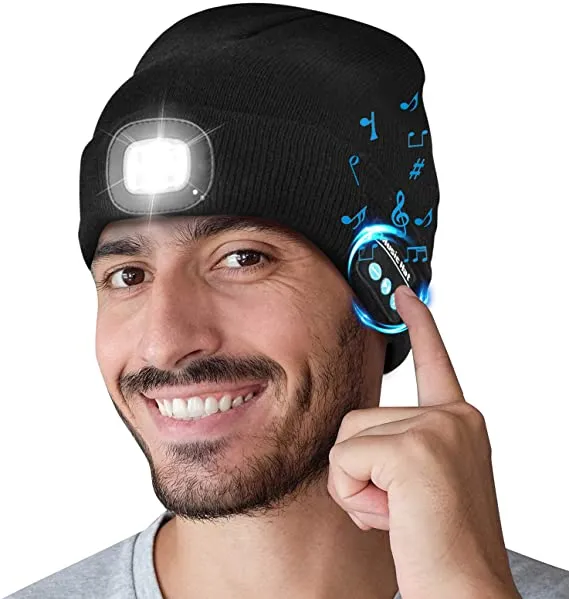 LED Hat With Bluetooth