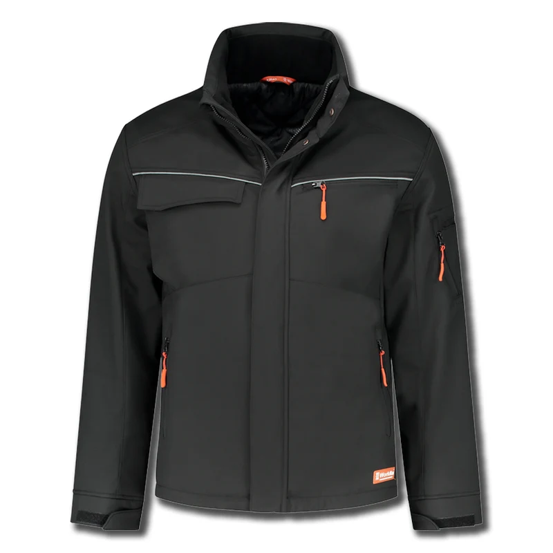 Softshell winterjack (zwart)