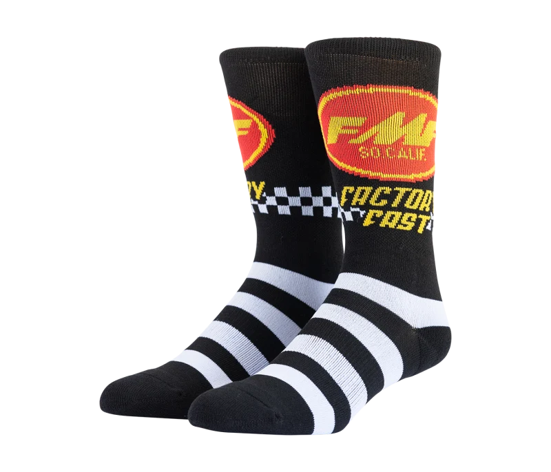 FMF Racing Factory Fast Sock Black One Size