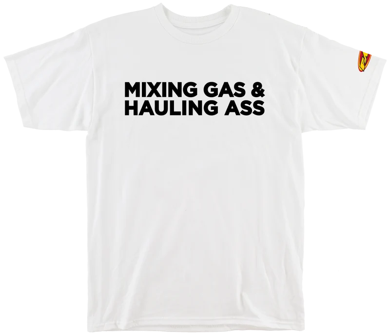 FMF Racing Gass Tee White Medium
