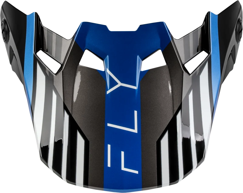 Fly Racing Formula Cc Strike Visor Black/Blue/Grey/White Md/Lg 73-4363VM