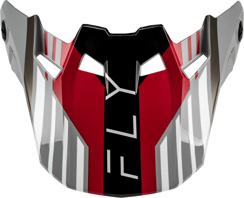 Fly Racing Formula Cc Strike Visor Grey/Red/Black/White Xl/2x 73-4362VX