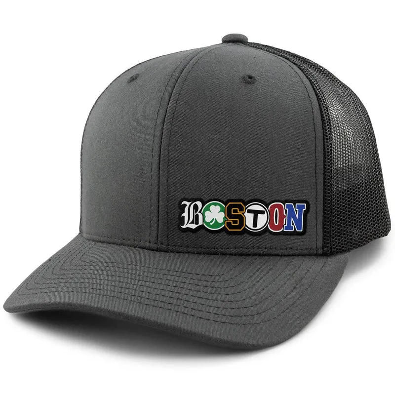 Boston Townie Pride Classic Snapback Trucker Hat