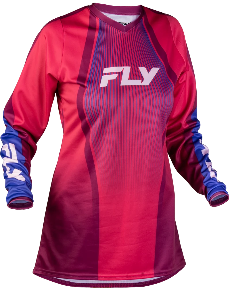 Fly Racing Women'S F-16 Lift Jersey Pink/Purple/White Xl 380-823X