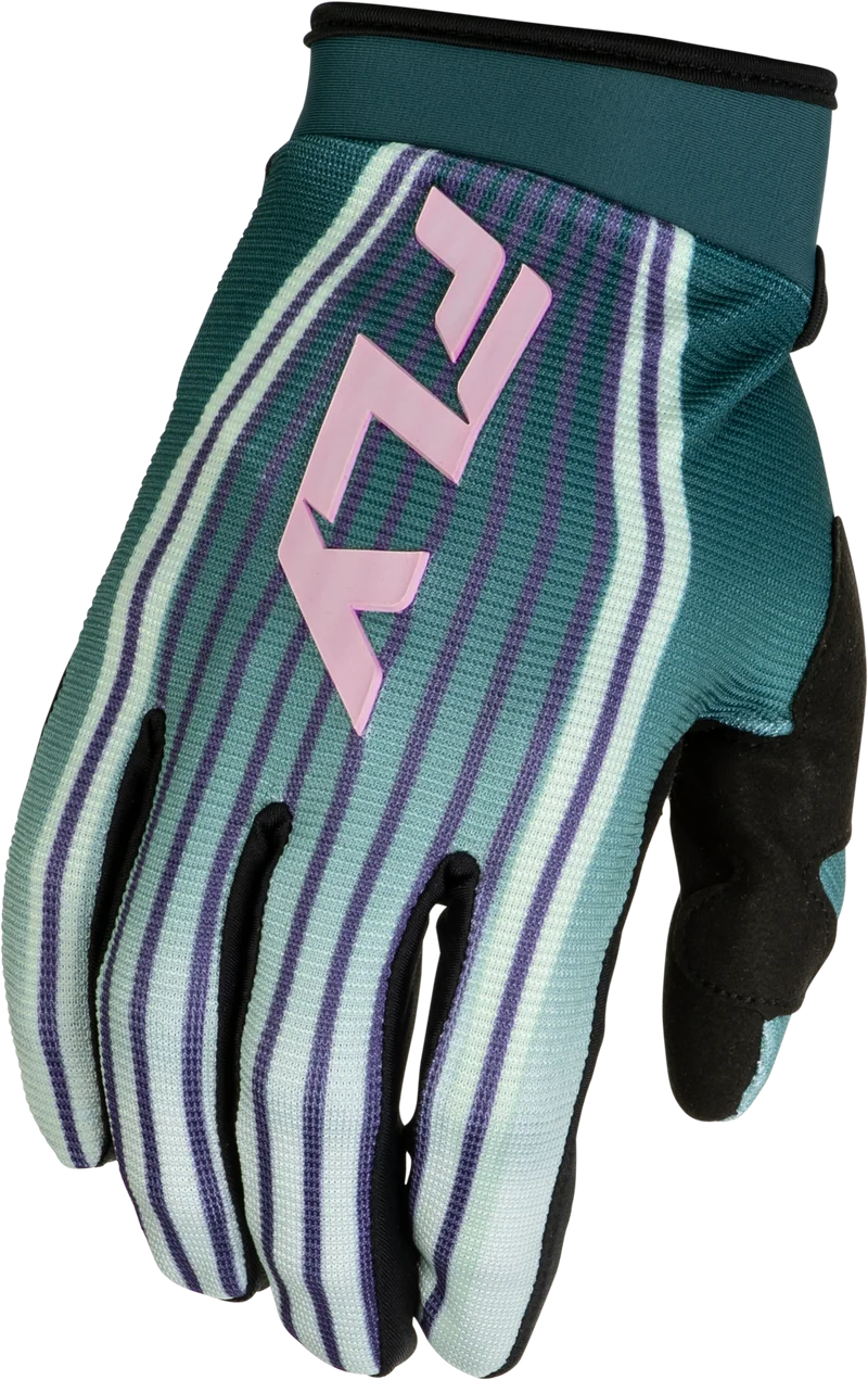 Fly Racing Youth F-16 Lift Gloves Green/Purple/Pink Yl 380-812YL