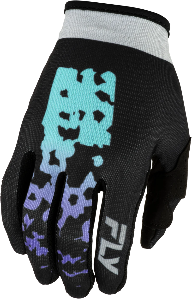 Fly Racing Lite Flake Gloves Black/Grey/Multi Xl 380-710X