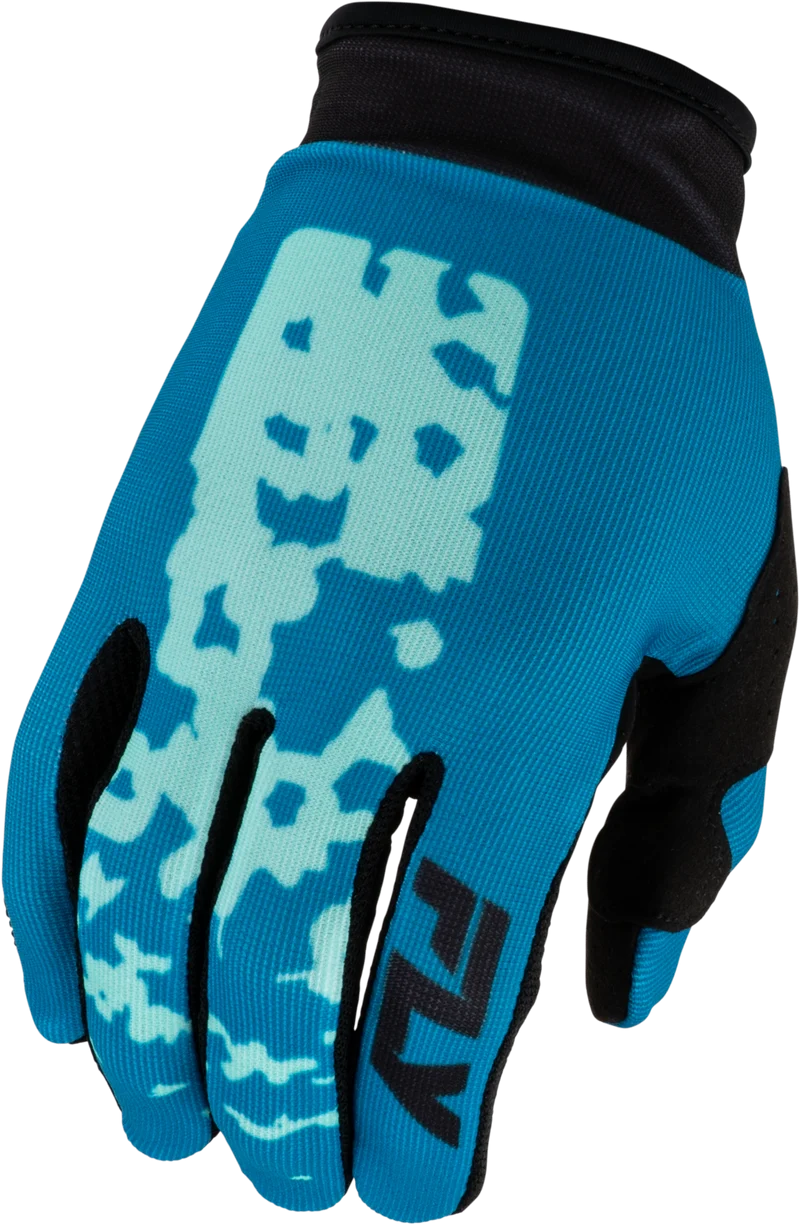 Fly Racing Women'S Lite Flake Gloves Aqua/Teal/Black Sm 380-611S
