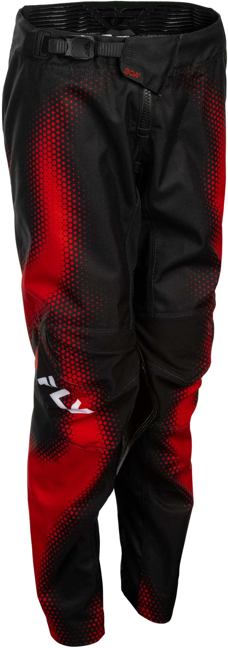 Fly Racing Youth Kinetic Torch Pants Black/Red/White Sz 24 380-53624