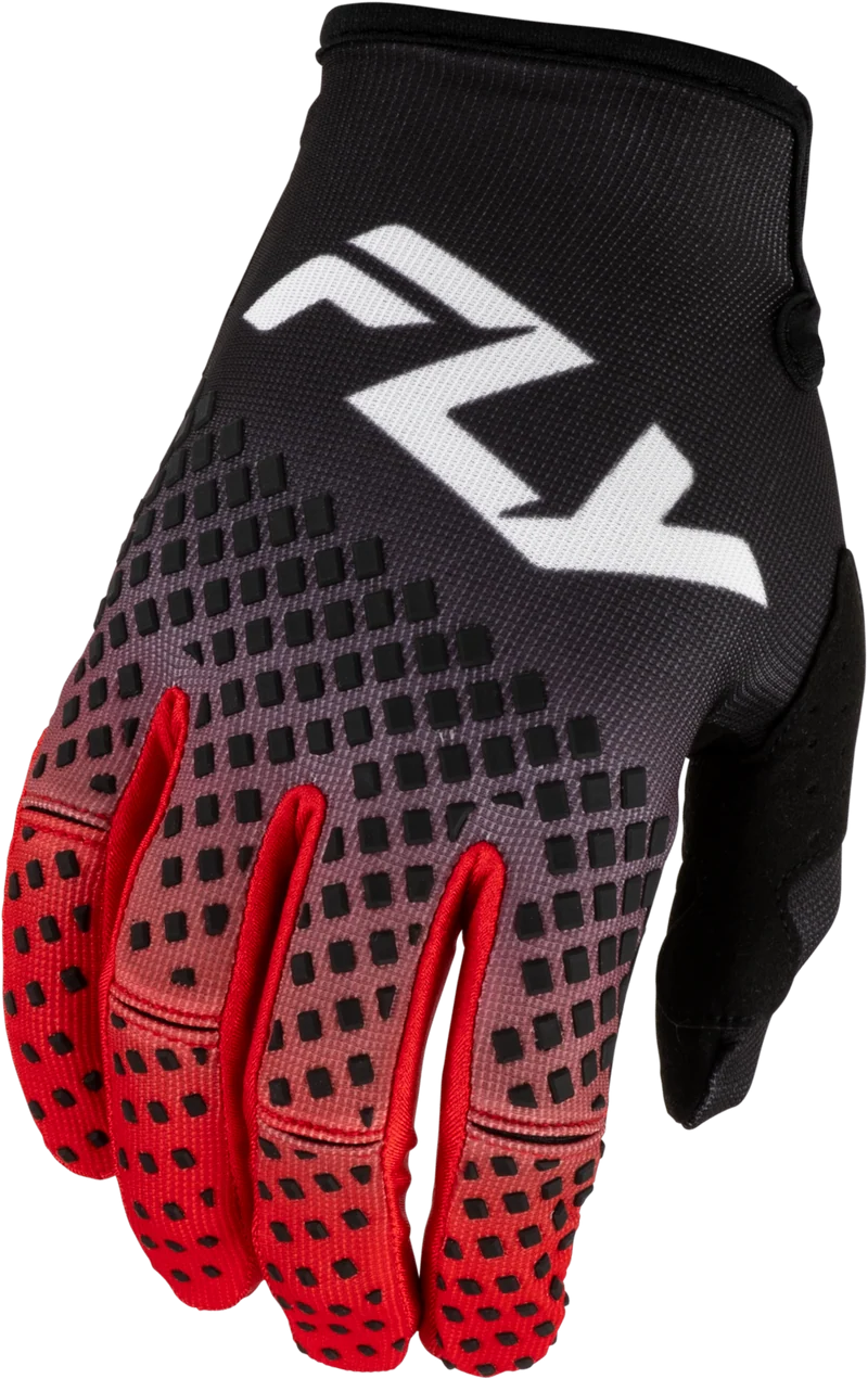 Fly Racing Kinetic Fade Gloves Black/Red/White Md 380-511M
