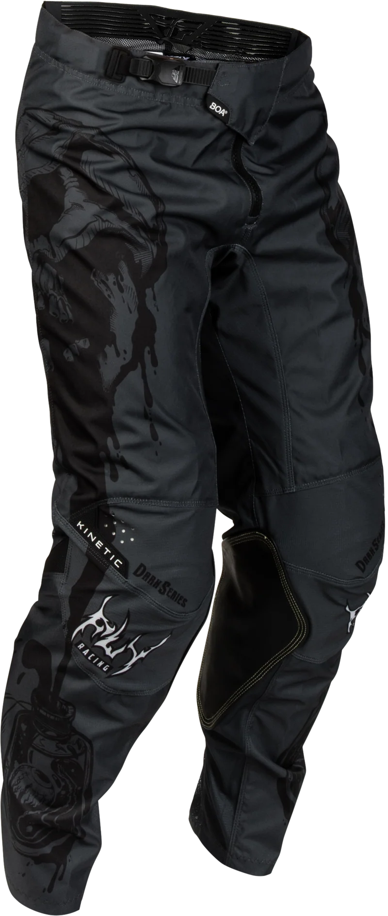 Fly Racing Kinetic Dark Series Pants Grey/Black Sz 36 380-43436