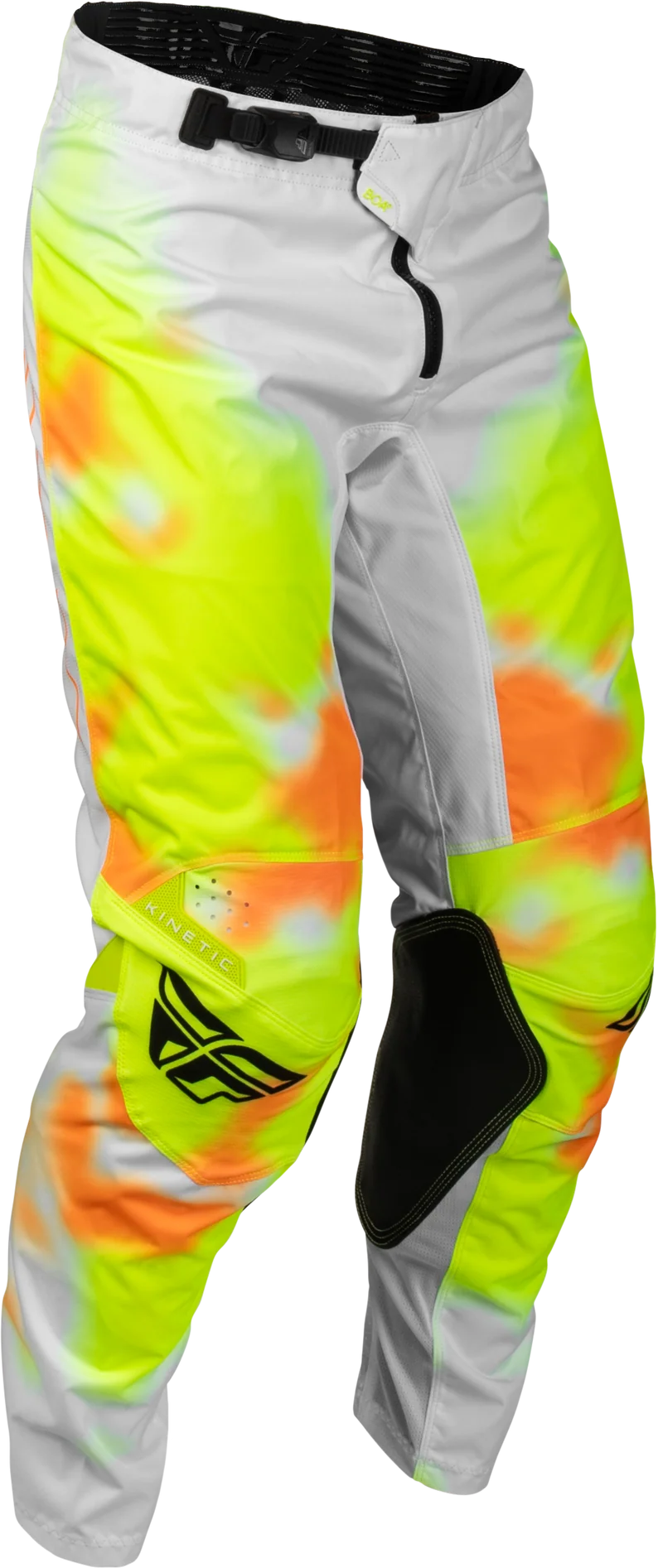 Fly Racing Kinetic Blur Pants White/Hi-Vis/Orange Sz 34 380-43334