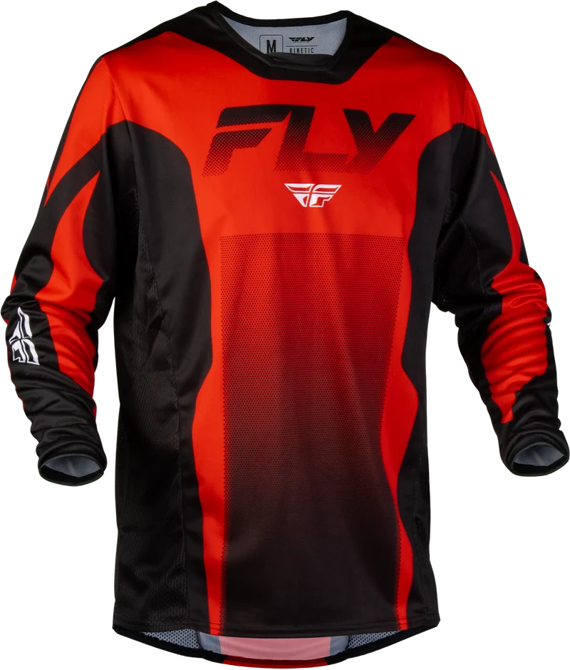 Fly Racing Kinetic Fade Jersey Red/Black/White Xl 380-521X