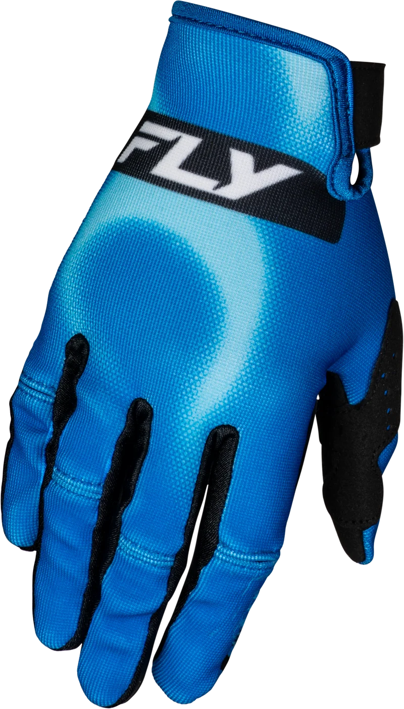 Fly Racing Youth Kinetic Torch Gloves Light Blue/Blue Yl 380-517YL