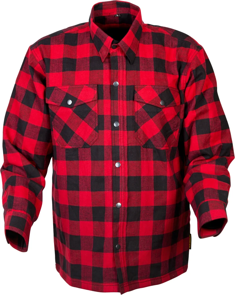 Covert Moto Flannel Red/Black Md