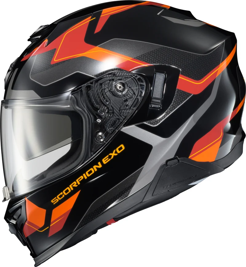 Exo-T520 Full Face Helmet Zuse Orange Lg