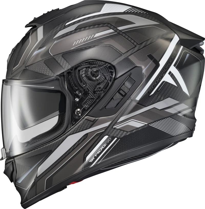 Exo-St1400 Evo Carbon Helmet Hex Matte Grey 2x