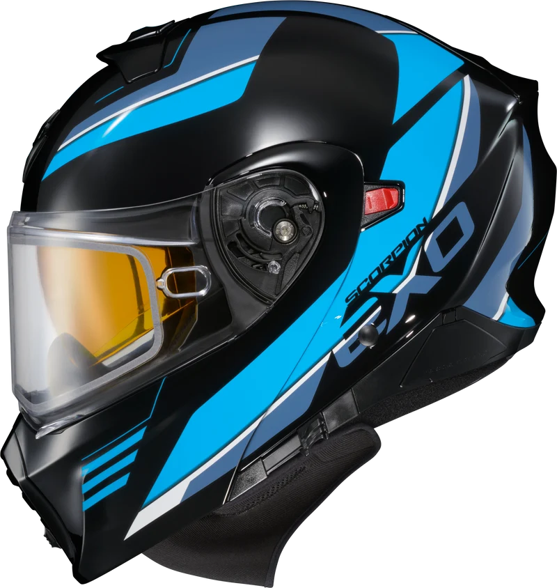 Exo-Gt930 Cold Weather Helmet Modulus Blk/Blu Lg (Electric)