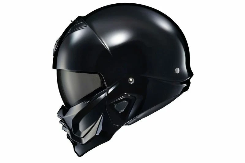 Covert 2 Open-Face Helmet Gloss Black Xl