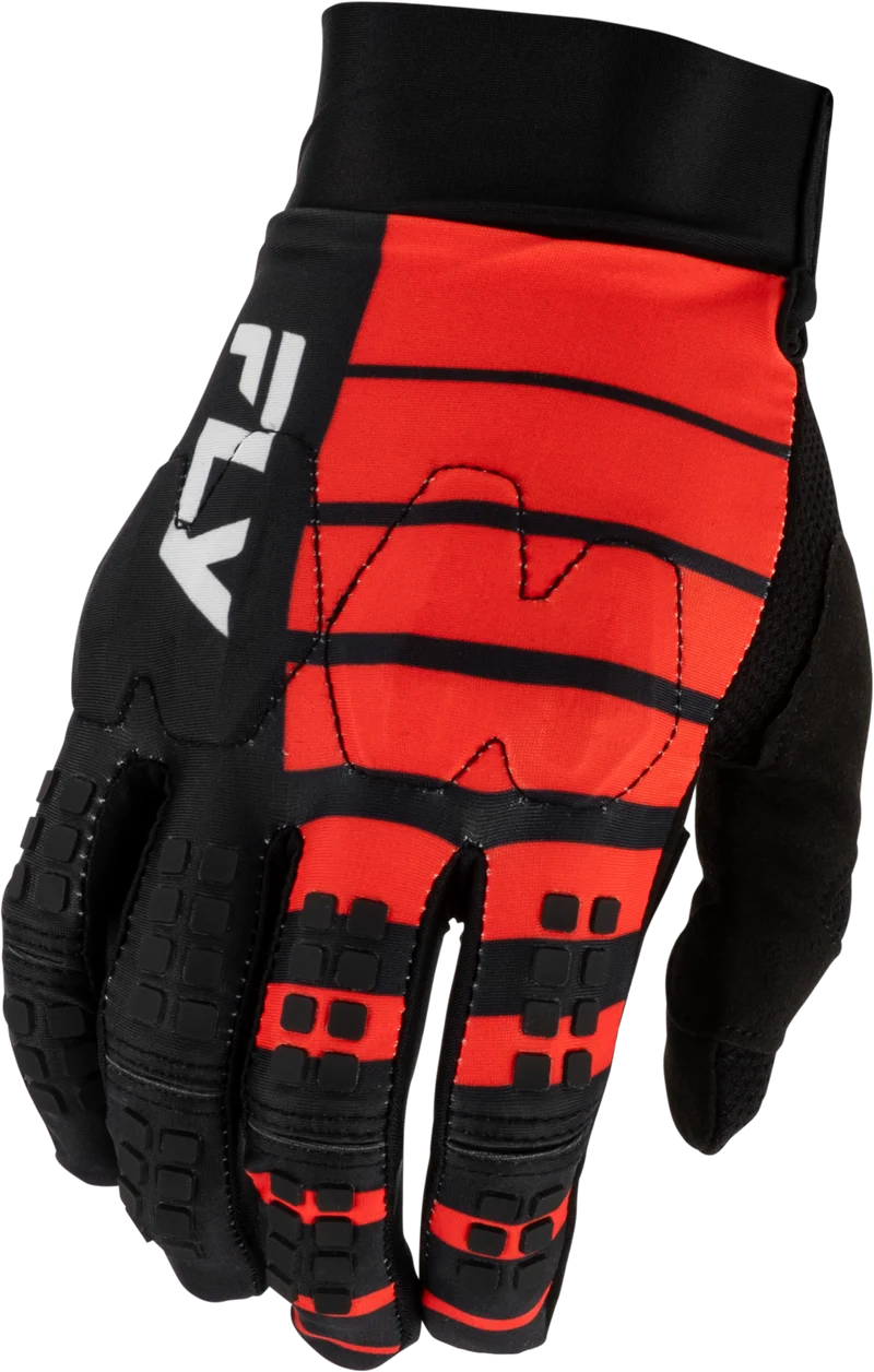 Fly Racing Evolution Dst Bolt Gloves Black/Red Lg 380-111L