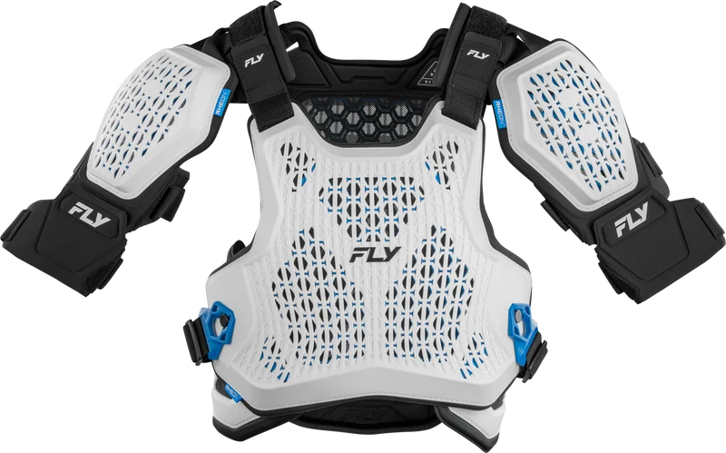 Fly Racing Blueprint Rch-3 Chest Protector White Sm/Md 36-6005S