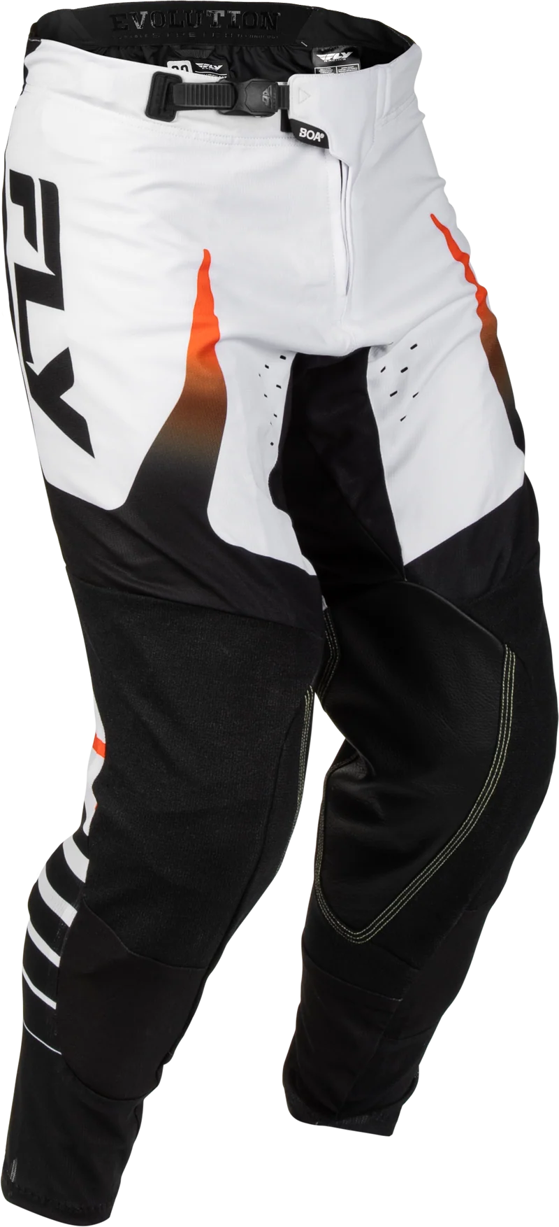 Fly Racing Evolution Dst Bolt Pants White/Black/Orange Sz 34 380-13234
