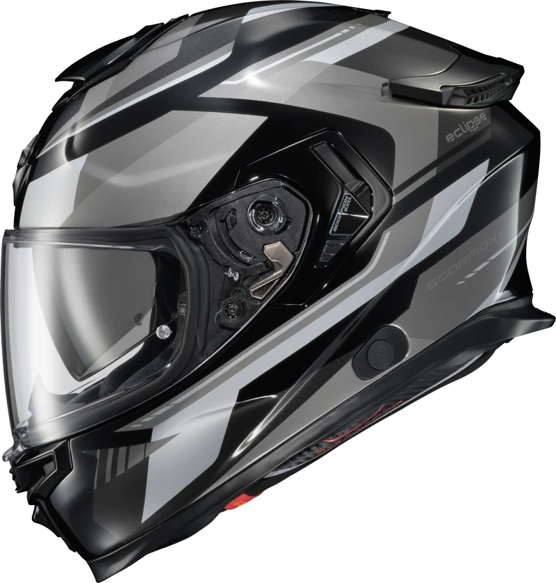 Exo-Eclipse Full Face Helmet Lunar White/Black Xl