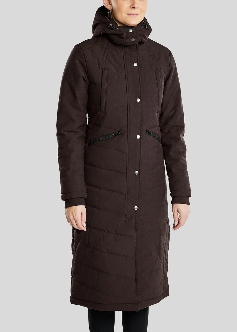 Dicte Extralong Jacket - Brown