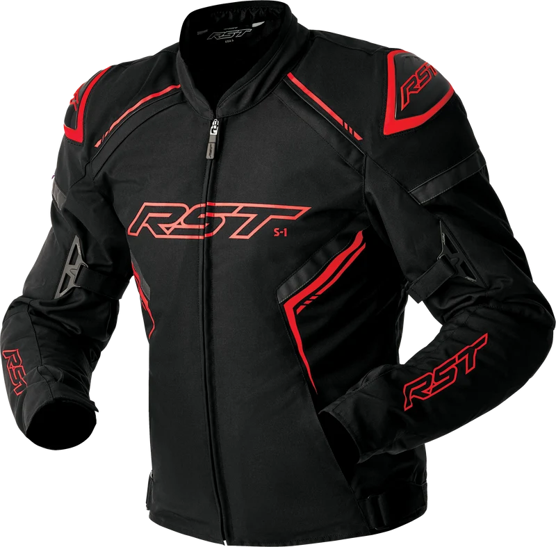 RST S1 D3o Textile Jacket Black/Grey/Red Xl 556-3614446