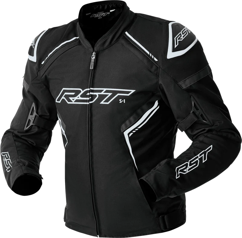 RST S1 D3o Textile Jacket Black/White Xs 556-3614138