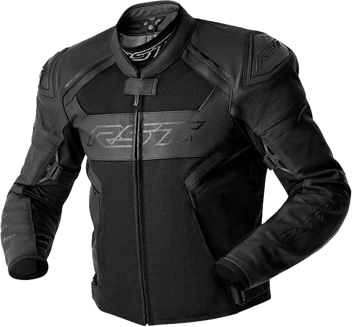 RST S1 D3o Mesh Leather Jacket Black 5x 556-3606054
