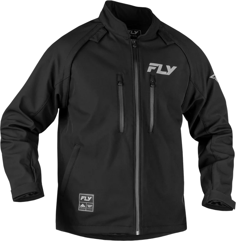 Fly Racing Patrol Jacket Black/Grey Sm 380-680S