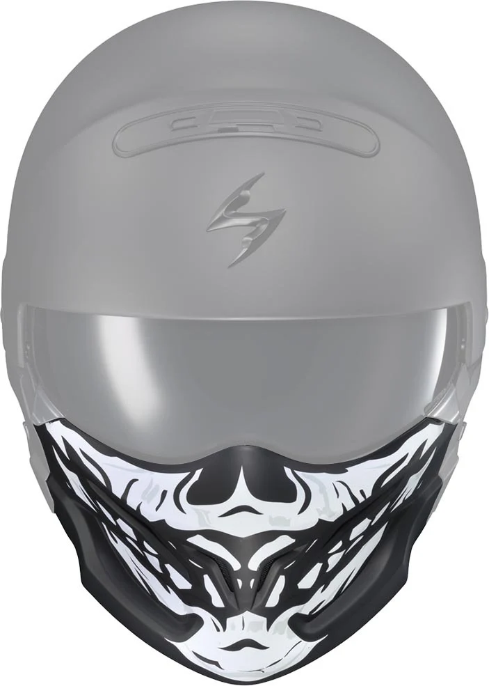 Covert Face Mask Skull Black/White