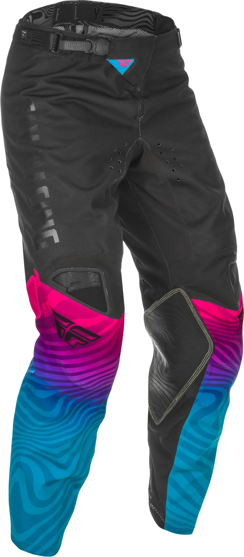 Fly Racing Kinetic S.E. Pants Black/Pink/Blue Sz 30 374-53930