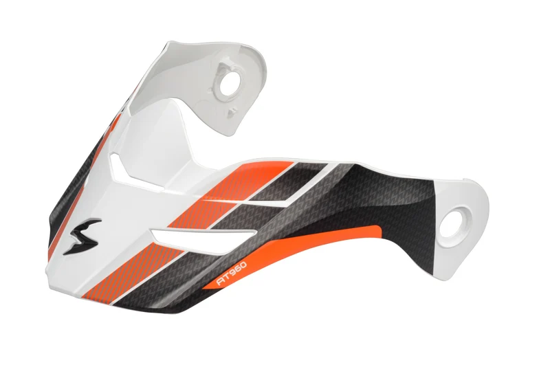 Exo-At960 Peak Visor Hicks White/Orange