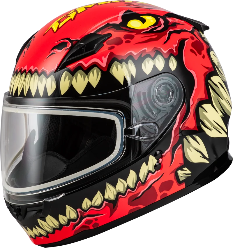 Youth Gm-49y Drax Snow Helmet Red Yl