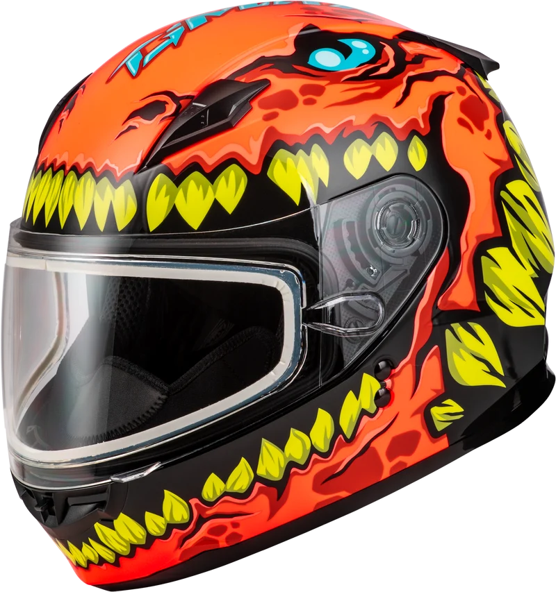 Youth Gm-49y Drax Snow Helmet Orange Ys