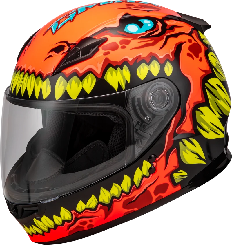 Youth Gm-49y Drax Helmet Orange Yl