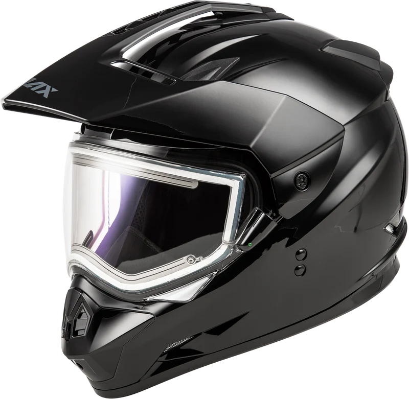 Gm-11s Snow Helmet W/ Electric Shield Black Sm