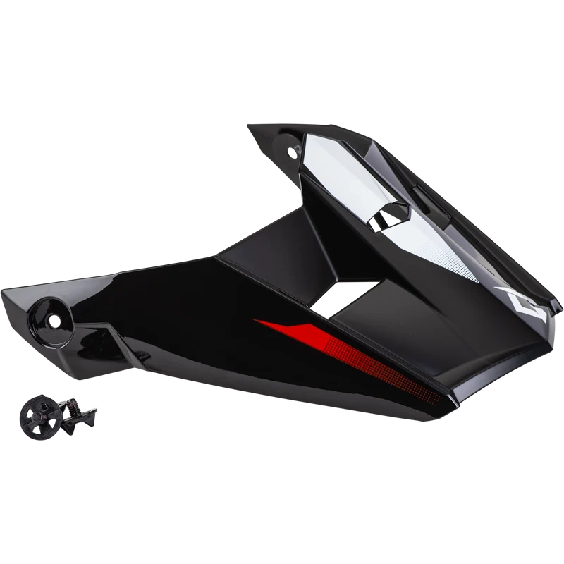 Mx-46 Compound Visor Red/Black/White Xs-Sm