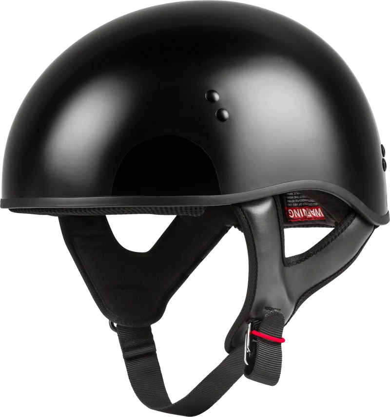 Hh-45 Half Helmet Naked Black Lg