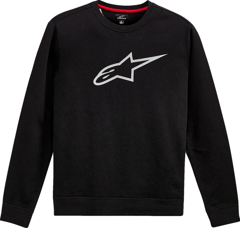 ALPINESTARS Ageless Crew Fleece - Black/Gray - Medium 1212513221011M