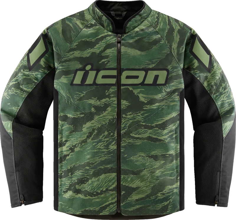 IN STOCK ICON Hooligan CE Tiger's Blood Jacket - Green - Medium 2820-6153