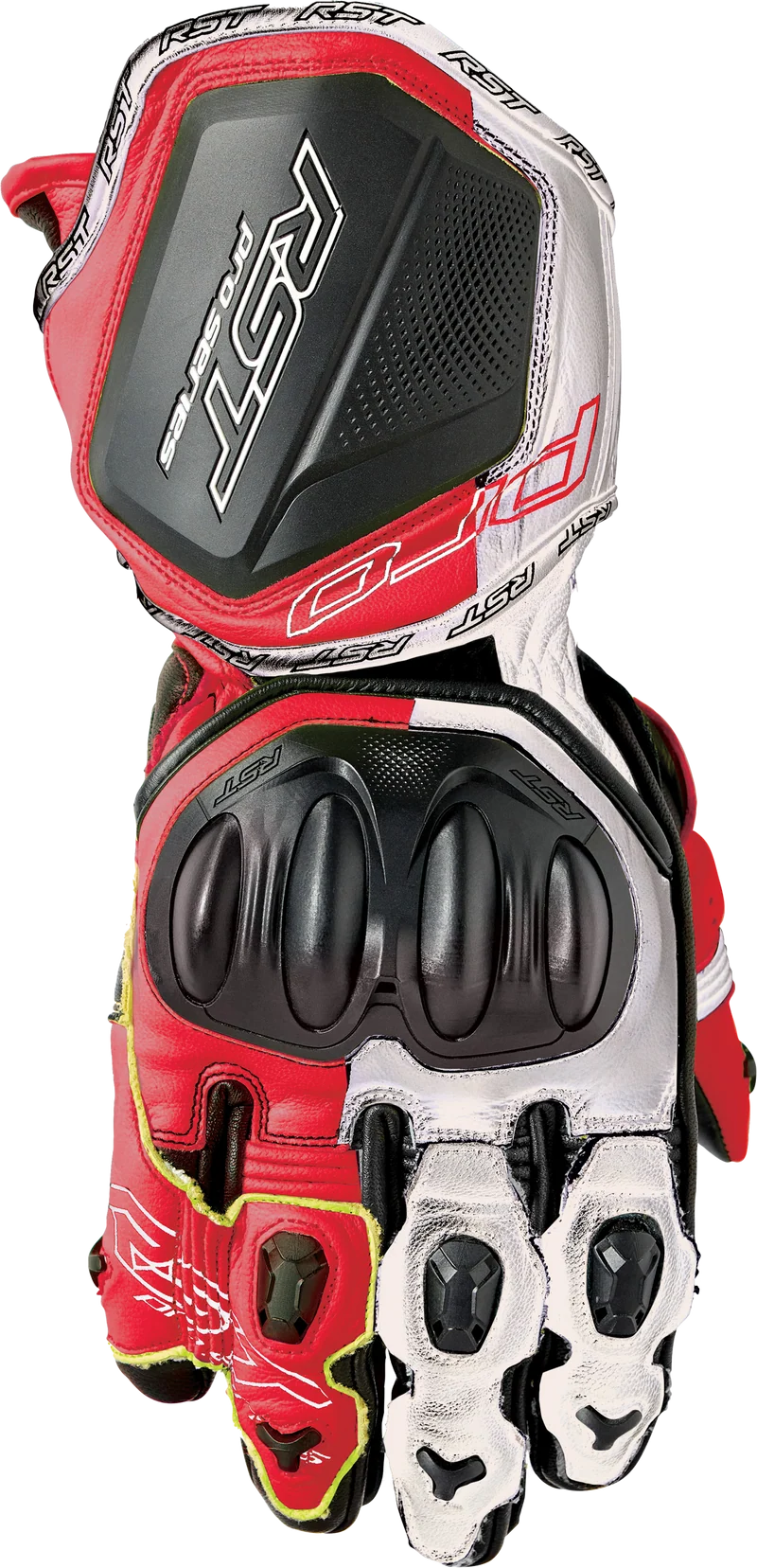 RST Pro Series Gp D3o Gloves White/Red Leather 2xl 556-3715512