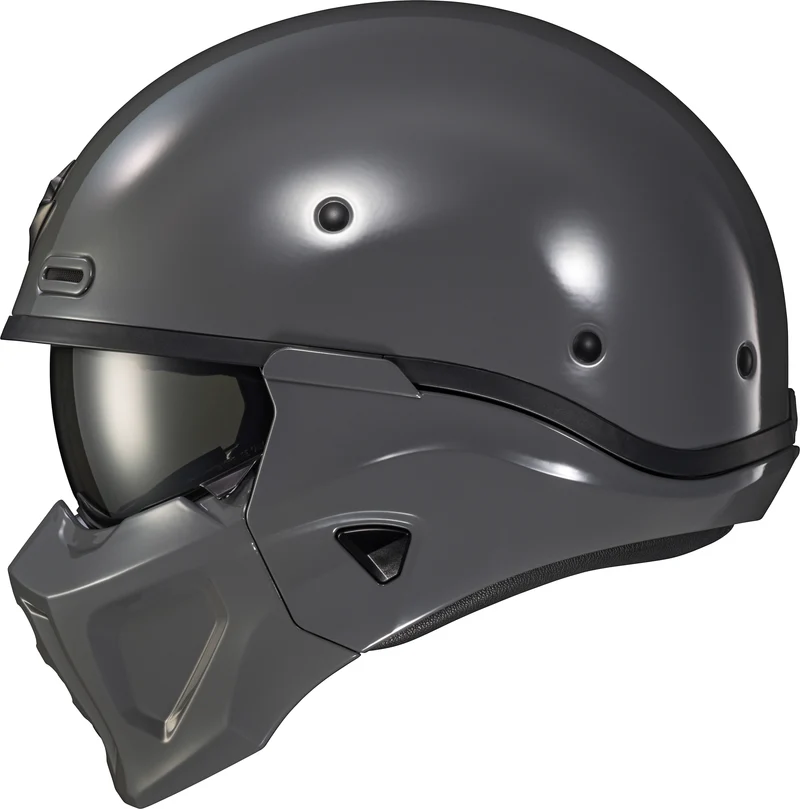 Covert X Open-Face Helmet Cement Grey 2x