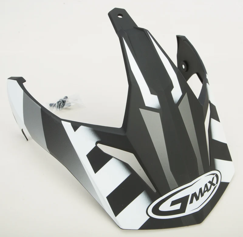 Visor W/Screws Trekka Gm-11 Matte Black/White