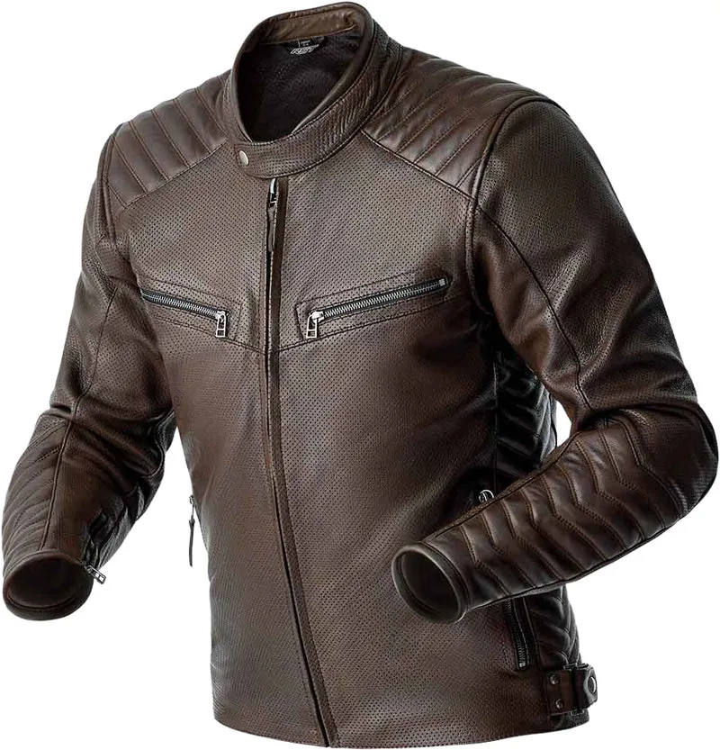 RST Roadster Air D3o Jacket Brown Leather 3xl 556-3638150
