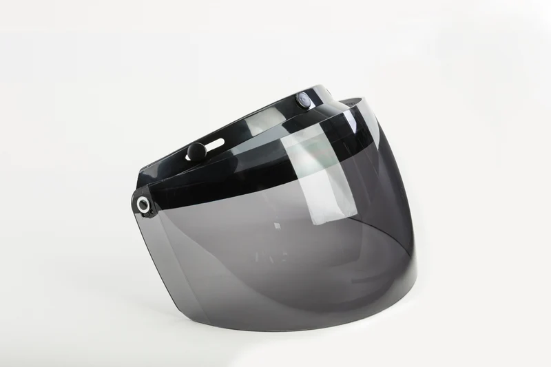 3-Snap Flip Up Shield Smoke Universal