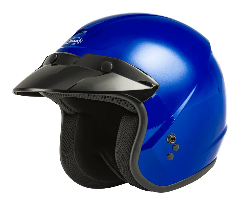 Of-2 Open-Face Helmet Blue Sm