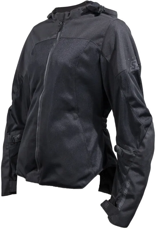 Speed and Strength Starstruck Mesh Jacket Black Womens - XL